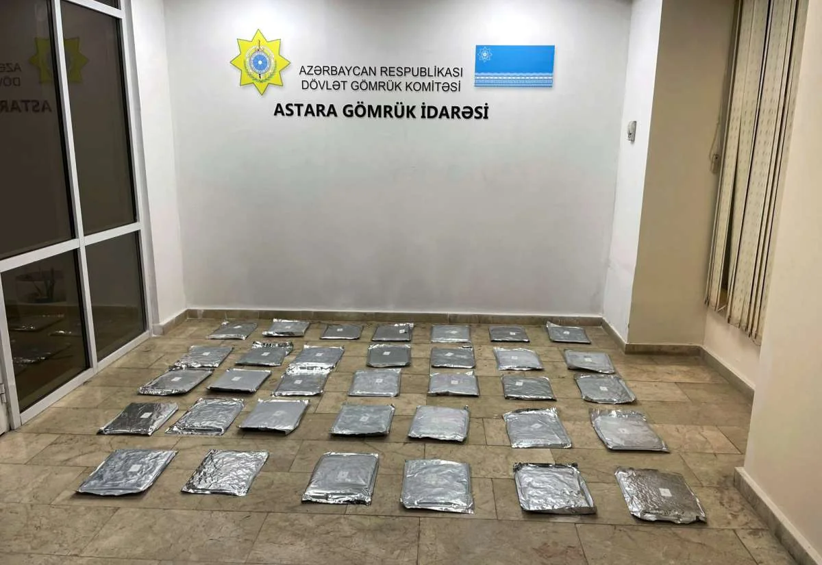 Azərbaycan gömrükçüləri 30 kiloqramdan artıq narkotik vasitə aşkar ediblər