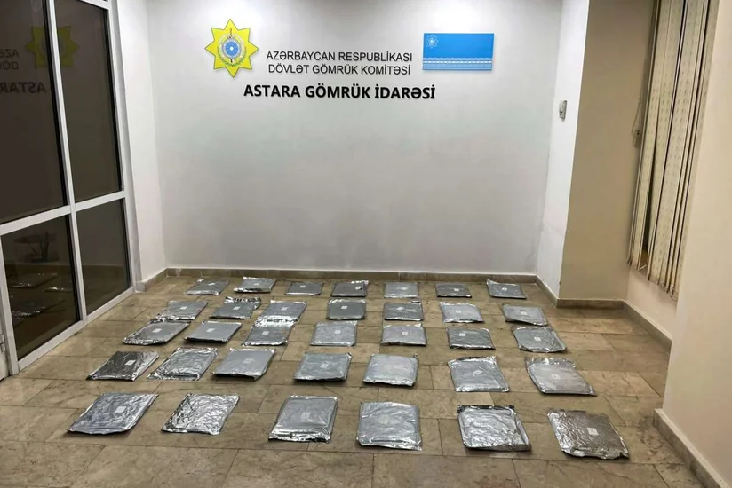 Azərbaycan gömrükçüləri 30 kiloqramdan artıq narkotik vasitə aşkar ediblər
