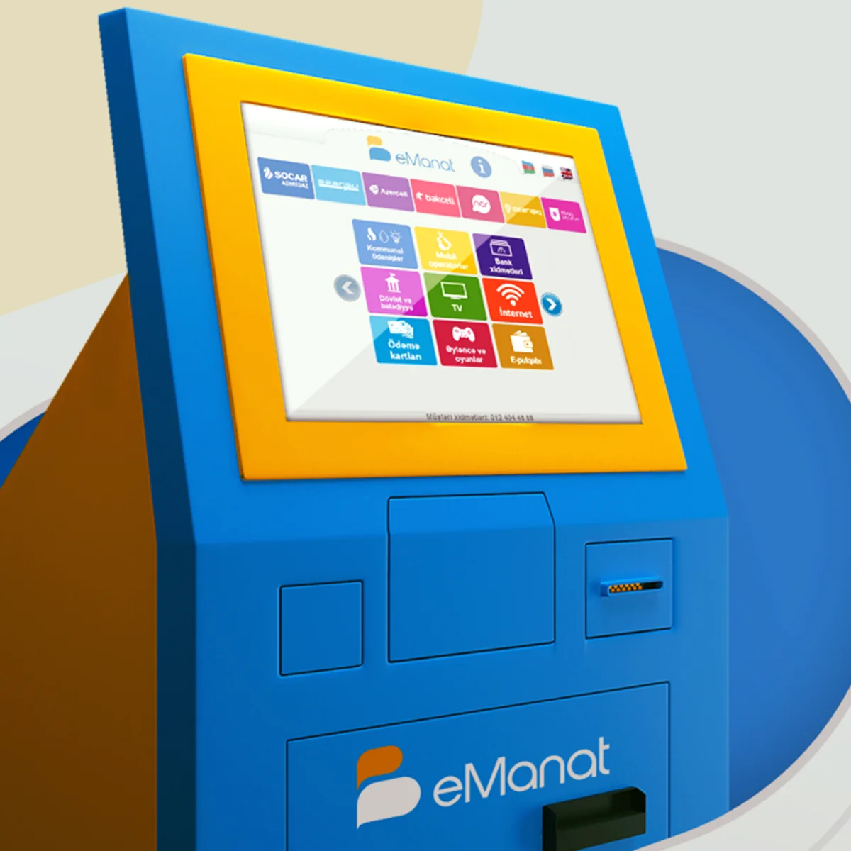 Bakıda ödəmə terminalından 4 min manat oğurlanıb