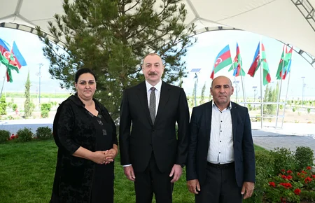 Prezident Ağdamın Kəngərli kəndinin birinci mərhələsinin açılışında iştirak edib - YENİLƏNİB