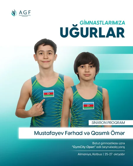 Almaniyadakı beynəlxalq turnirdə iştirak edəcək Azərbaycan gimnastlarının adları açıqlanıb
