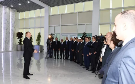 Azərbaycan Prezidenti Sumqayıt Kimya Sənaye Parkında olub