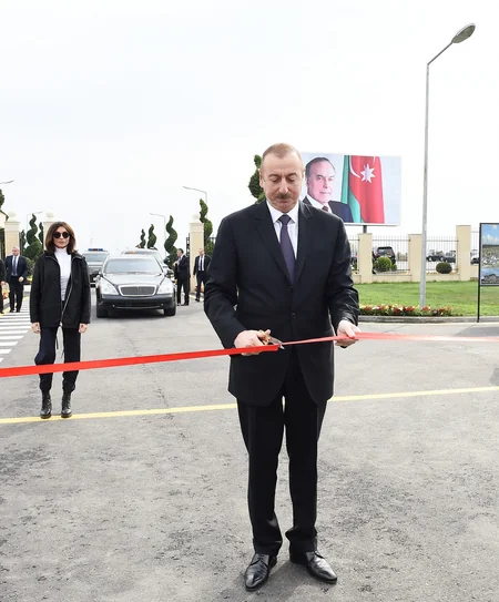 President Ilham Aliyev attends opening of Qarabag Equestrian Complex