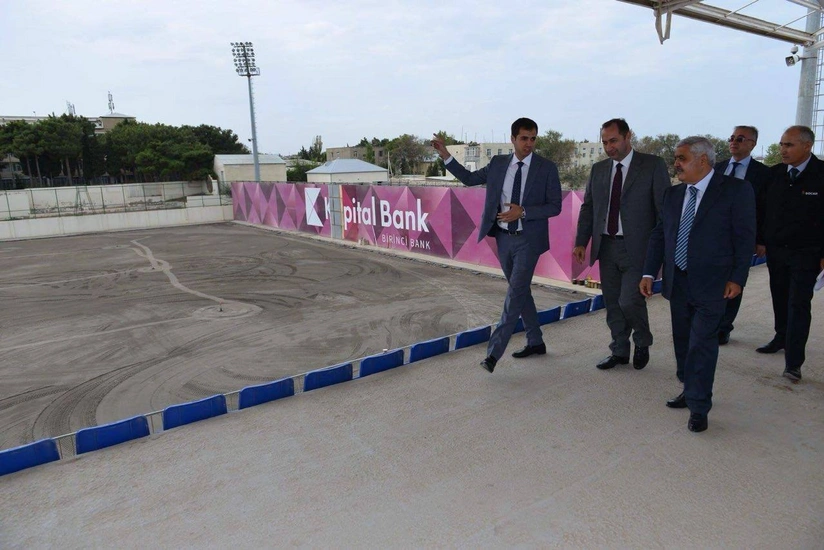 Ровнаг Абдуллаев посетил базу клуба Сумгайыт