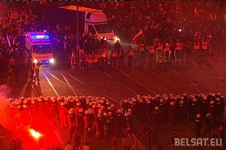 ​Polşada nümayişçilərlə polis arasında toqquşma baş verib