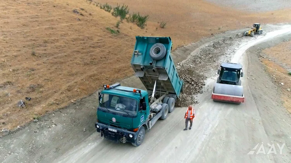 Siyəzən rayonunda 27 kilometrlik avtomobil yolu yenidən qurulur