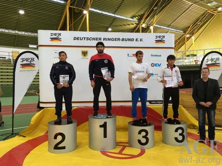 Azərbaycan güləşçiləri Almaniya Qran-prisinin ilk günündə 4 qızıl və 1 gümüş medal qazanıb