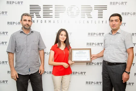 Reportda Media məktəbinin ilk buraxılışı olub