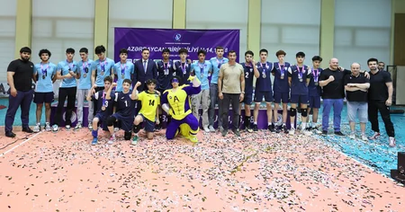 18 yaşadək voleybolçular arasında Azərbaycan çempionatına yekun vurulub