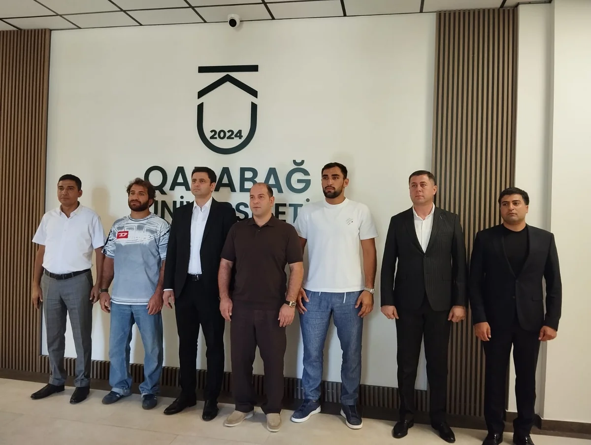 Azərbaycanın Olimpiya çempionları Xankəndi şəhərinə səfər ediblər