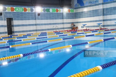 Bakıda yeni üzgüçülük hovuzu istifadəyə verilib