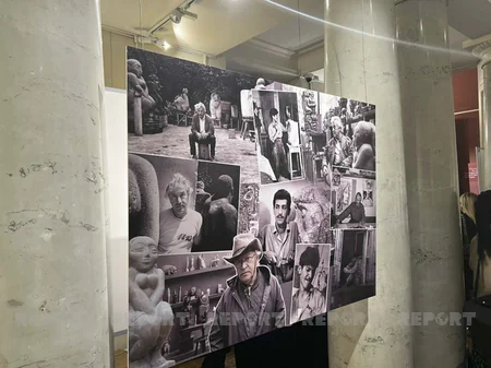 Sculptor Fazil Najafov's work album presented in Moscow