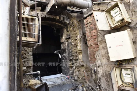 Gecə klubunda partlayışdan sonrakı vəziyyət