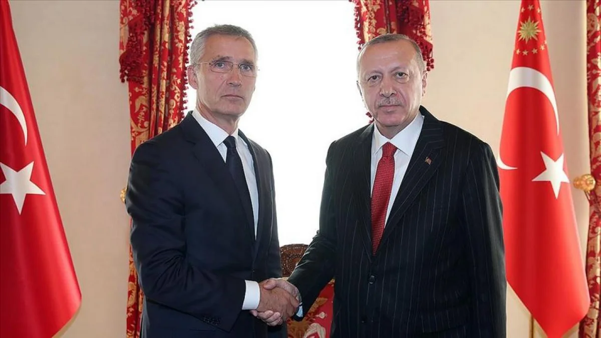 Türkiyə prezidenti ilə NATO baş katibi arasında görüş olub