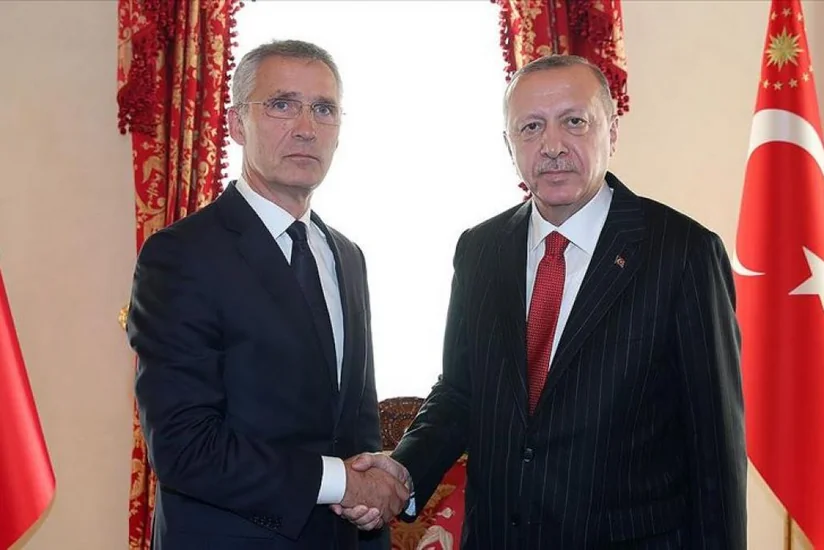 Türkiyə prezidenti ilə NATO baş katibi arasında görüş olub