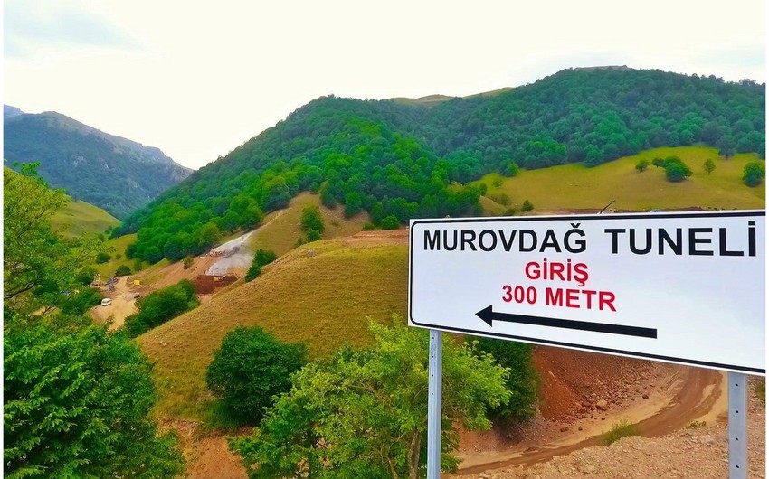 AAYDA: Murovdağ tunelinin 500 metrlik hissəsinin tikintisi yekunlaşmayıb 