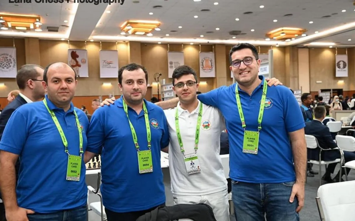 Şahmat Olimpiadası: Kişilərdən ibarət Azərbaycan millisi Slovakiyaya qalib gəlib