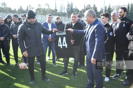 Heyətində müharibə iştirakçılarının yer aldığı “Difai” klubu “Qarabağ” komandası ilə görüşüb