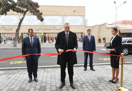 President Ilham Aliyev attends opening of DOST center No2