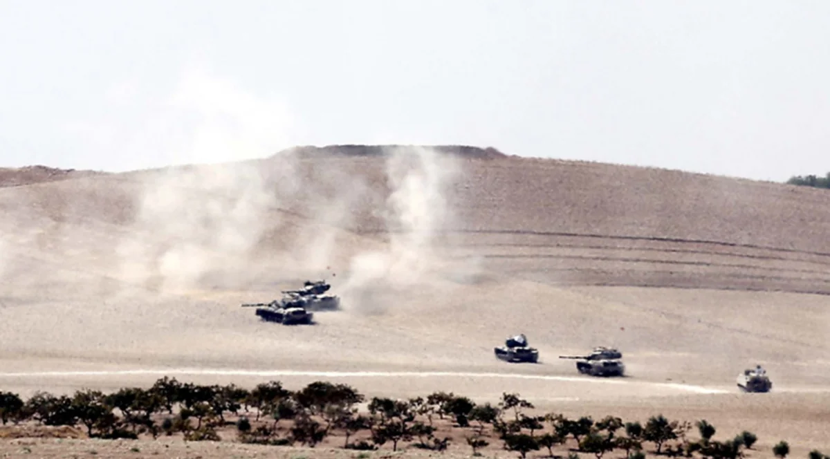 Türkiyənin daha bir tank tağımı Suriya ərazisinə daxil olub