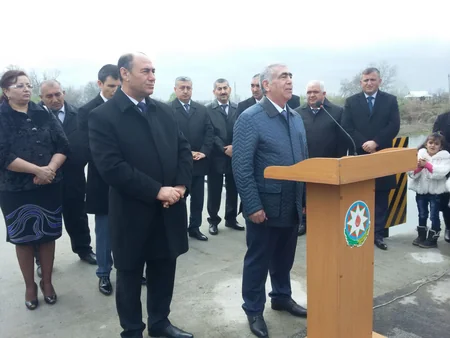 Bərdədə yeni körpü istifadəyə verildi - FOTO