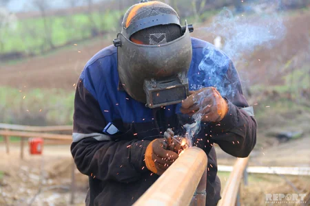 Газифицируется гедабекский регион Шыных - ФОТО - ВИДЕО