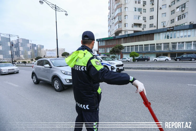 ГДП: В период жесткого карантина в Баку организовано более 80 стационарных постов - ВИДЕО