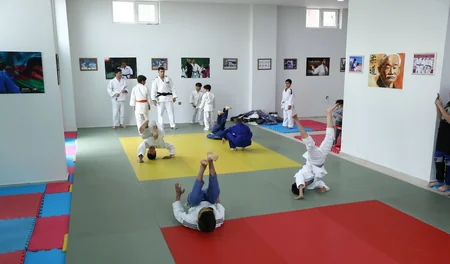 Daha bir cüdo zalının açılışı oldu - FOTO