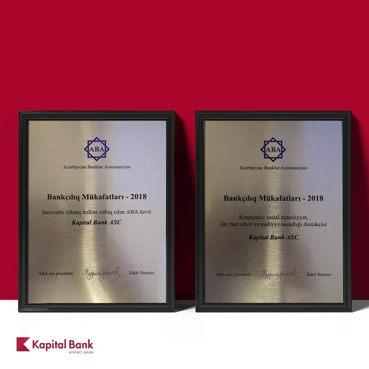 Kapital Bank 4 nominasiyada qalib olub