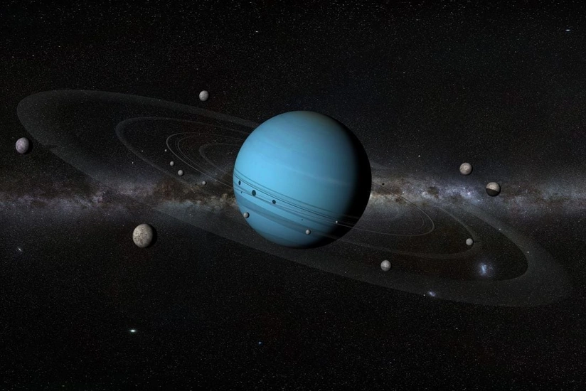 New study of Uranus’ large moons shows 4 may hold water