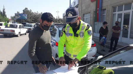 Kürdəmirdə 35 sürücü cərimələnib