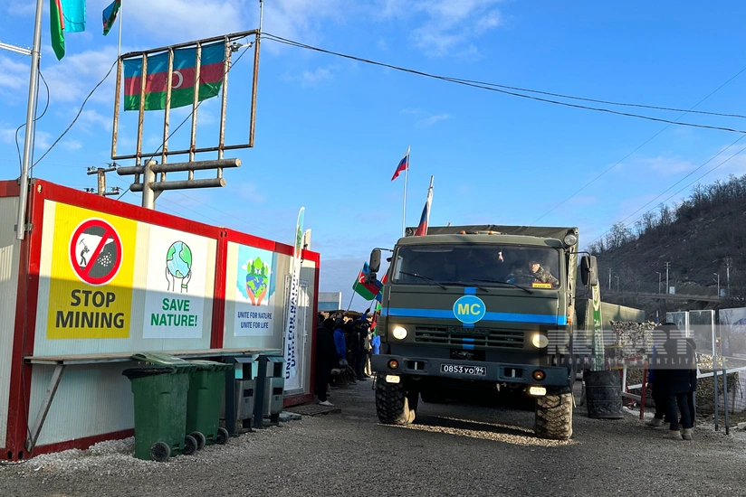 Xankəndi-Laçın yolunda sülhməramlıların 48 avtomobili maneəsiz hərəkət edib - YENİLƏNİB-7