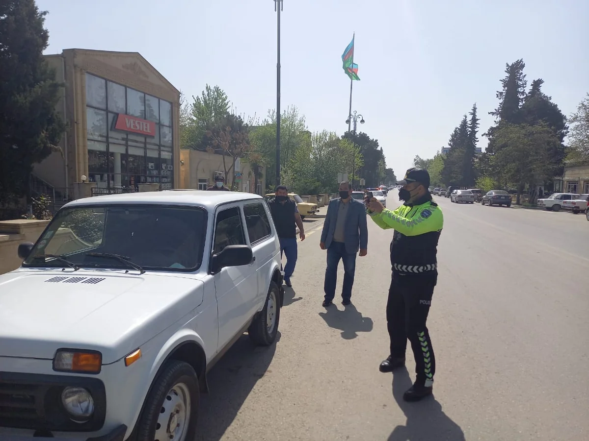 Biləsuvarda yol hərəkəti qaydalarını pozan sürücülərə qarşı reyd keçirildi