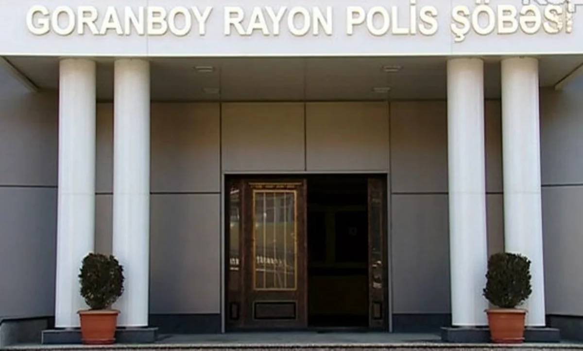 Goranboyun polis rəisi vəzifəsindən azad olunub