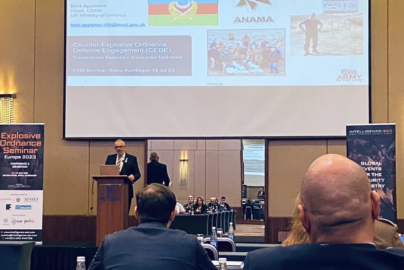 Великобритания продолжает поддерживать противоминную деятельность в Азербайджане
