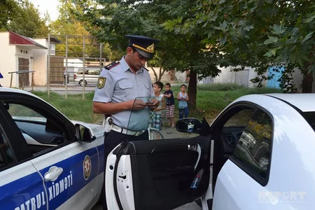 Mingəçevir şəhərində yol polisi reyd keçirib