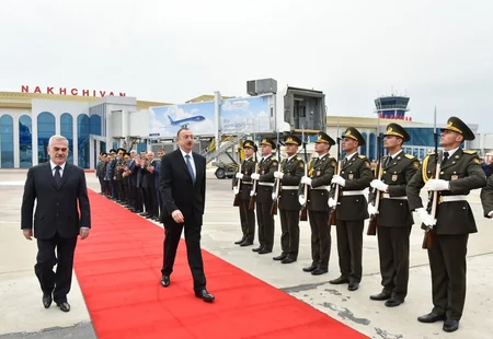 Prezident İlham Əliyevin Naxçıvana səfəri başa çatıb