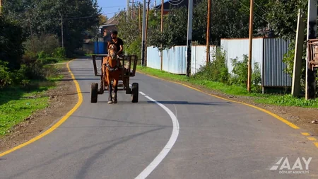 Masallıda 51 min əhalinin istifadə etdiyi yollar yenidən qurulub