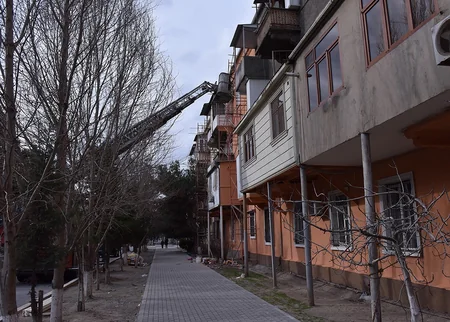 Şəhid general-mayor Polad Həşimovun adını daşıyan küçədə təmir işləri aparılır