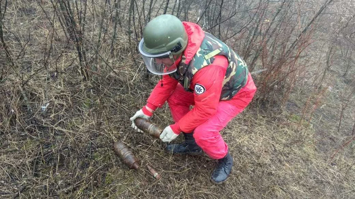 Ağstafada 4 ədəd mərmi tapılıb