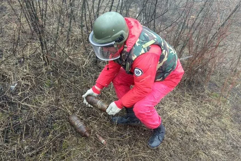 Ağstafada 4 ədəd mərmi tapılıb