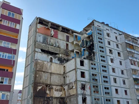 Photos from Ukraine's Uman, devastated by Russian missiles