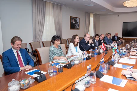 Azərbaycan Dəmir Yollarında Avstriya nümayəndə heyəti ilə görüş keçirilib