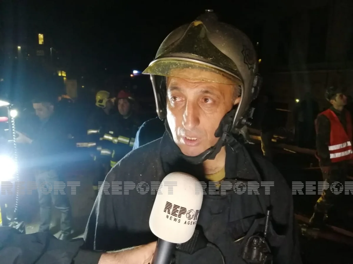Пожар в Баку потушили за 35 минут, эвакуировано 7 человек
