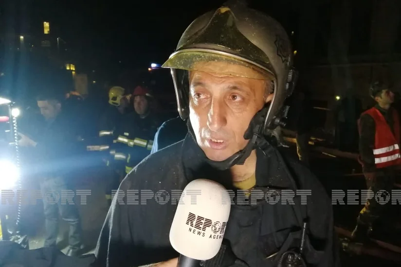 Пожар в Баку потушили за 35 минут, эвакуировано 7 человек