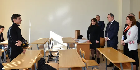 Təhsil naziri Salyan məktəbində olub, bir sıra nöqsanlarla bağlı tapşırıqlarını verib