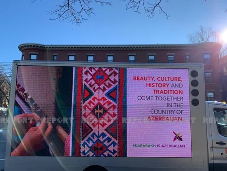 Birləşmiş Ştatlarda Azərbaycan həqiqətləri qeyri-adi aksiya ilə təbliğ edilir