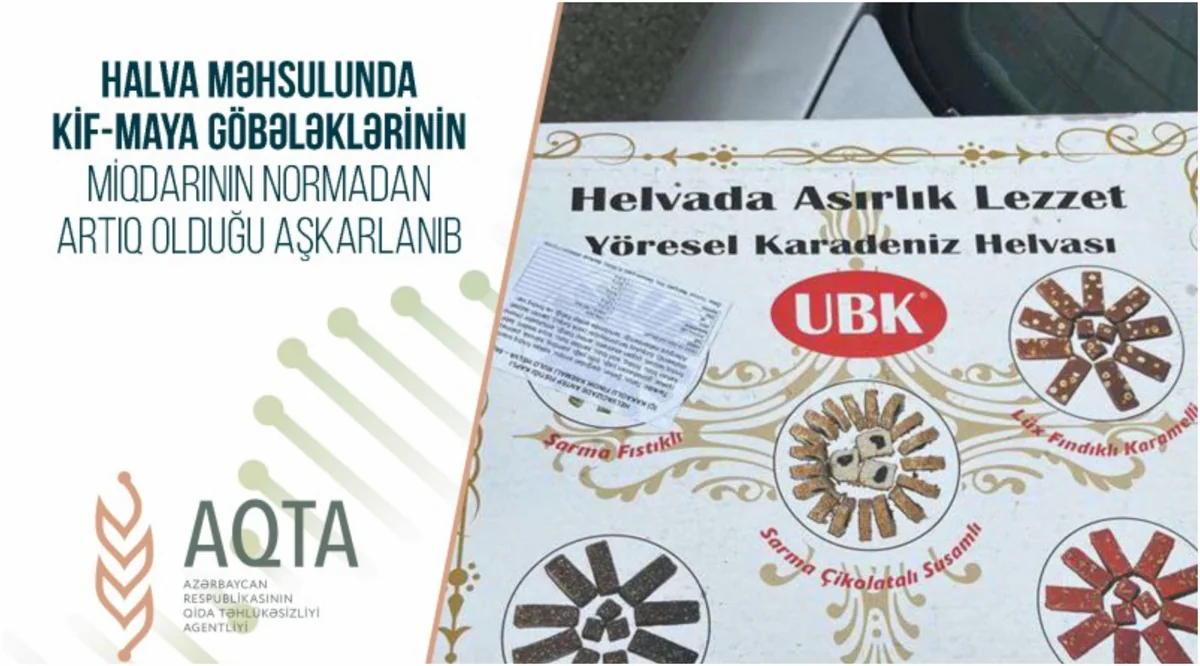 Azərbaycana gətirilən halvada göbələk aşkarlanıb