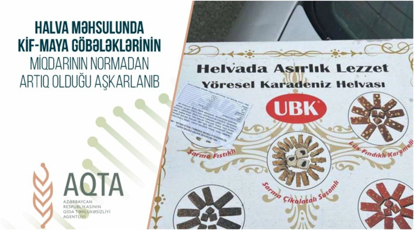 Azərbaycana gətirilən halvada göbələk aşkarlanıb