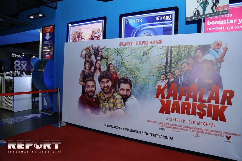 “CinemaPlus”da “Kafalar karışıq” filminin nümayişi keçirilib